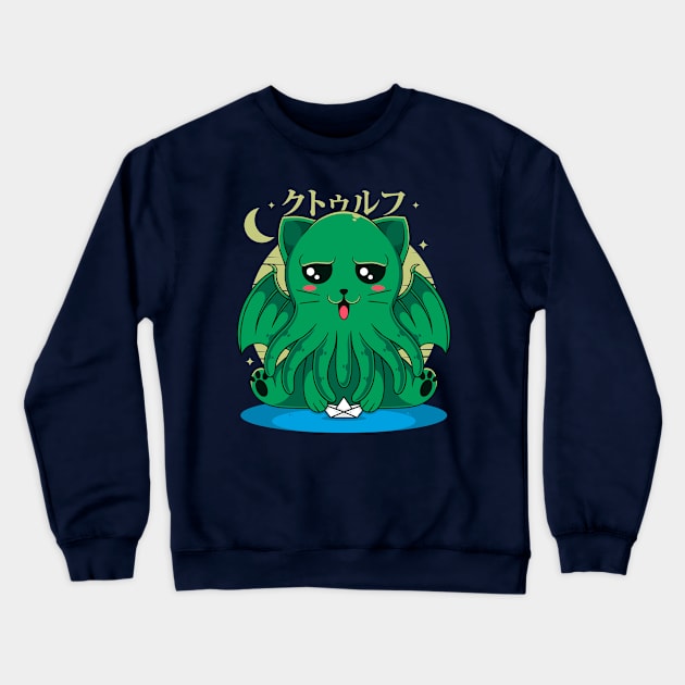 The Call of Cathulhu Crewneck Sweatshirt by Alundrart